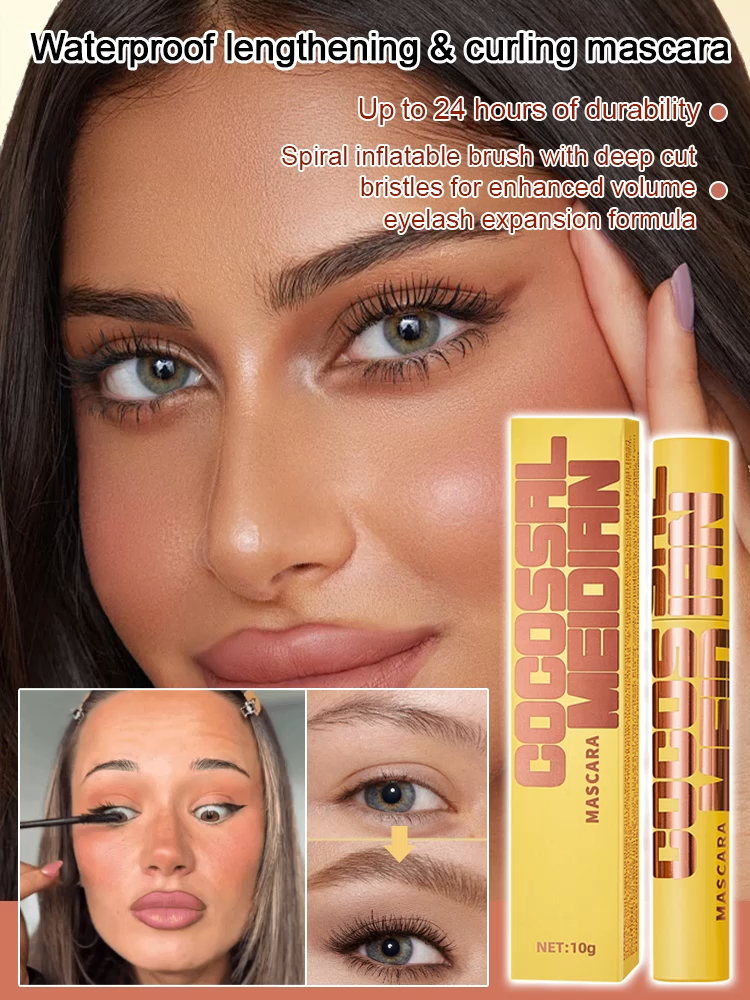 🤯Mind-Blowing Lashes! Our Waterproof Long Curling Mascara gives you shocking length and stays put 24h.💧Now at Half-Price Promotion!