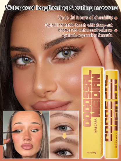 🤯Mind-Blowing Lashes! Our Waterproof Long Curling Mascara gives you shocking length and stays put 24h.💧Now at Half-Price Promotion!