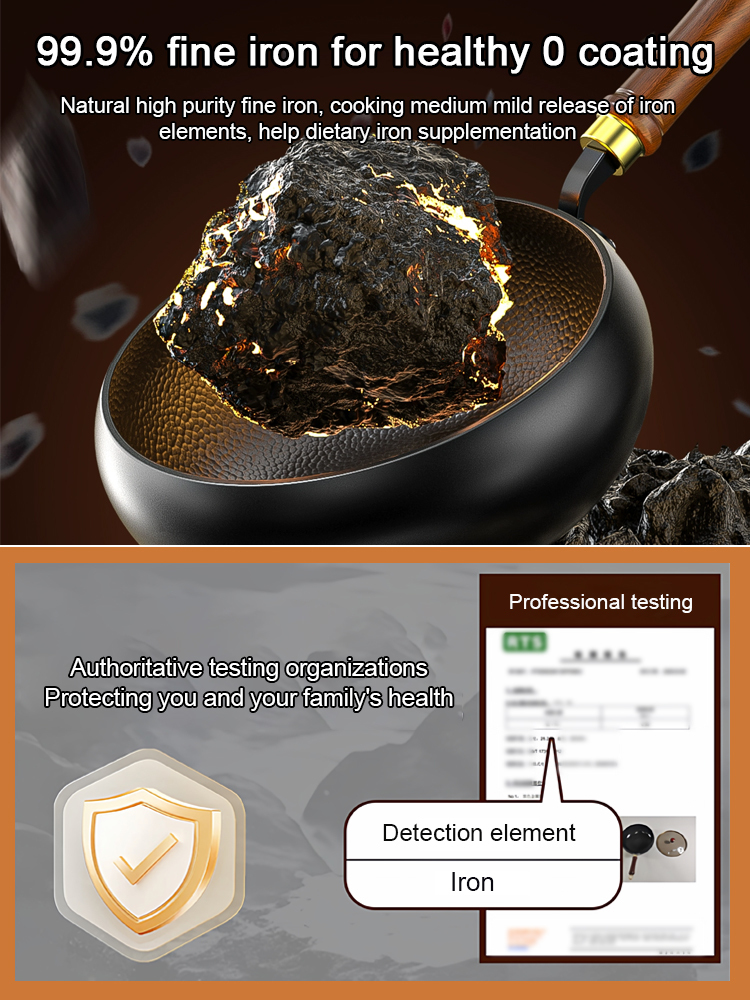 🔥🍳【Christmas Cooking Special】Explore the revolution of pure iron nonstick pans! Unleash deliciousness and nutrition! 🎈