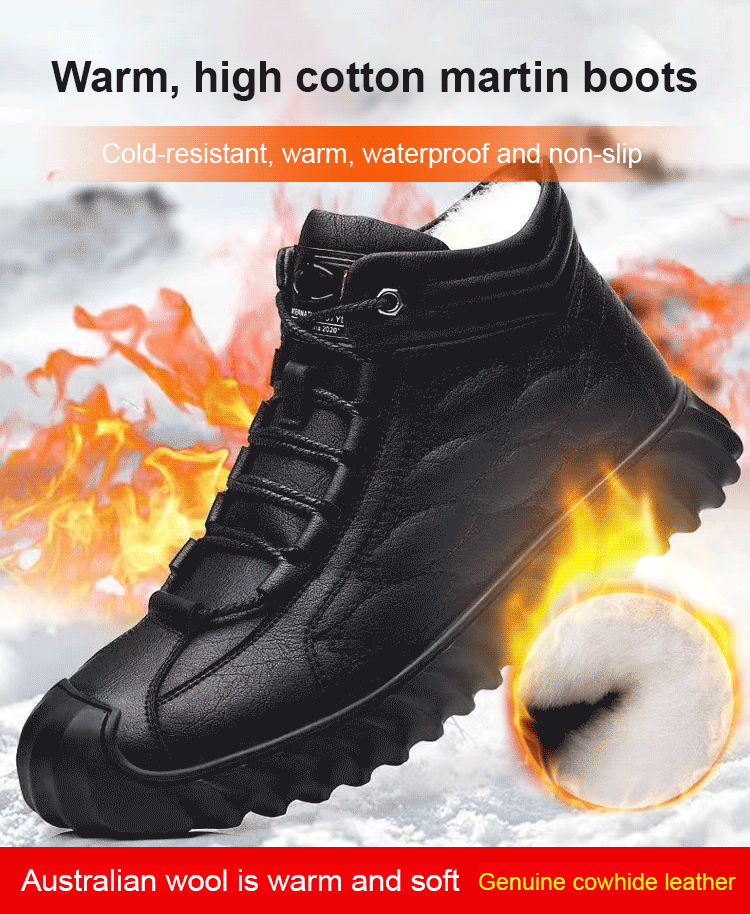 ❄️ Brave -30° weather with Tuscan Leather  100% Merino Wool 🐑. Feel like you're walking on clouds ☁️. Limited stock, 50% off! 