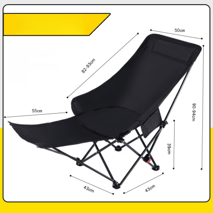☁️ Sofa-Like Comfort, Anywhere! 💪 Supports 300KG, High-Back Support and Folds in Seconds. Your Perfect Outdoor Throne is Here! 🏕️