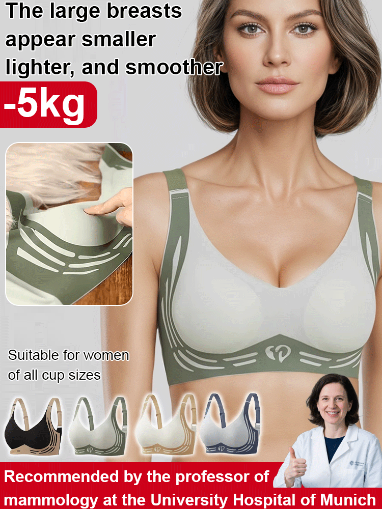 ✨Surgeon Recommended Wireless Lift Bra | Instant Side Smoothing | 3D Breathable Support 🌸