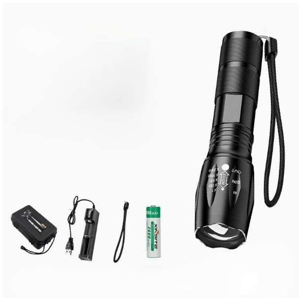 Bright Sky Cannon Border Patrol-Grade White Laser Flashlight – 1,500m Long Range, 10x Brighter 500,000 Candela, IP68 Waterproof – Final Clearance 1/3 Price