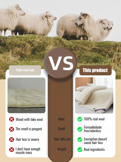 3-Second Rapid Heating Thick Wool Mattress 🌟 Experience the ultimate warmth and comfort brought by our 3-second rapid heating – an unprecedented sleep experience!