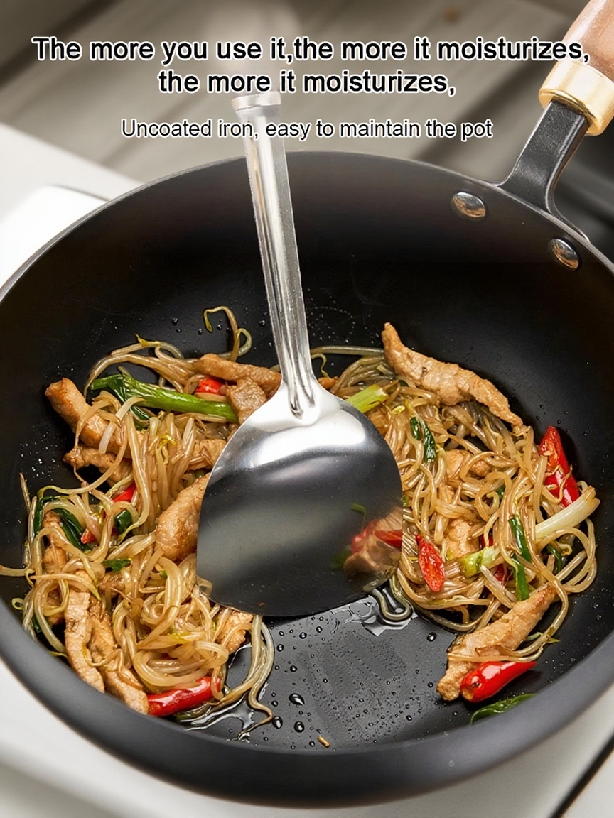 🔥 🍳Transform Your Cooking: Discover the Pure Iron Non-Stick Pot Revolution! Unleash Flavor and Nutrition!🎈