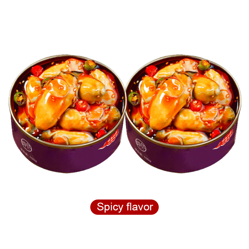 【Fresh and Juicy Fat Oysters】Wild Alaskan Glacial Oysters Spicy Garlic Flavor 🦪 IQF LockedFreshness | High Zinc Protein Energy Source 🌶️