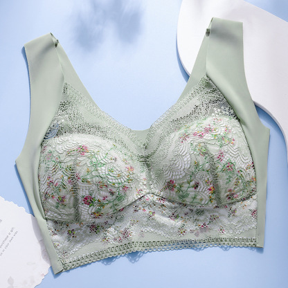 Lace Wireless Bra as Worn by Supermodels ✨ - Minimizes Bust and Prevents Sagging or Spreading 👙. Limited Time Offer: 50% Off for 2 Hours Only 