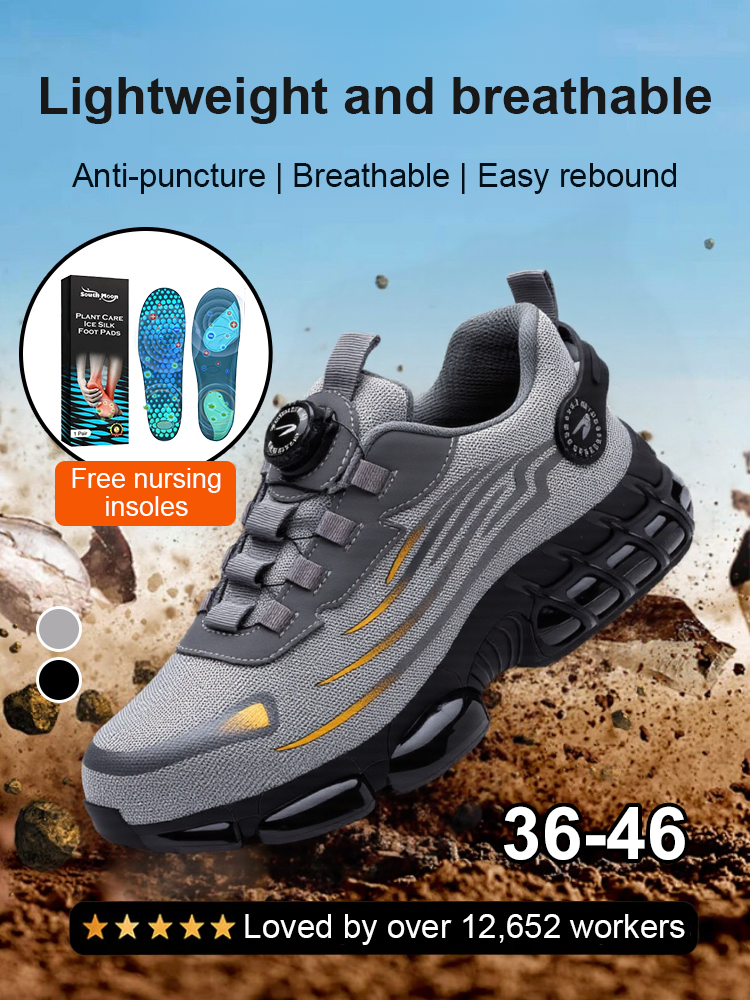 Secure Your Steps: Advanced Safety Shoes with German Standard Protection 🚧👟