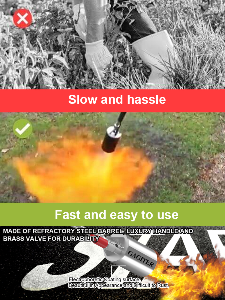 🔥 Unleash the Power of Precision 🔥 Eco-friendly weeding never felt so easy and efficient.