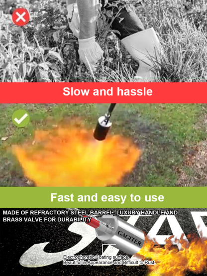 🔥 Unleash the Power of Precision 🔥 Eco-friendly weeding never felt so easy and efficient.