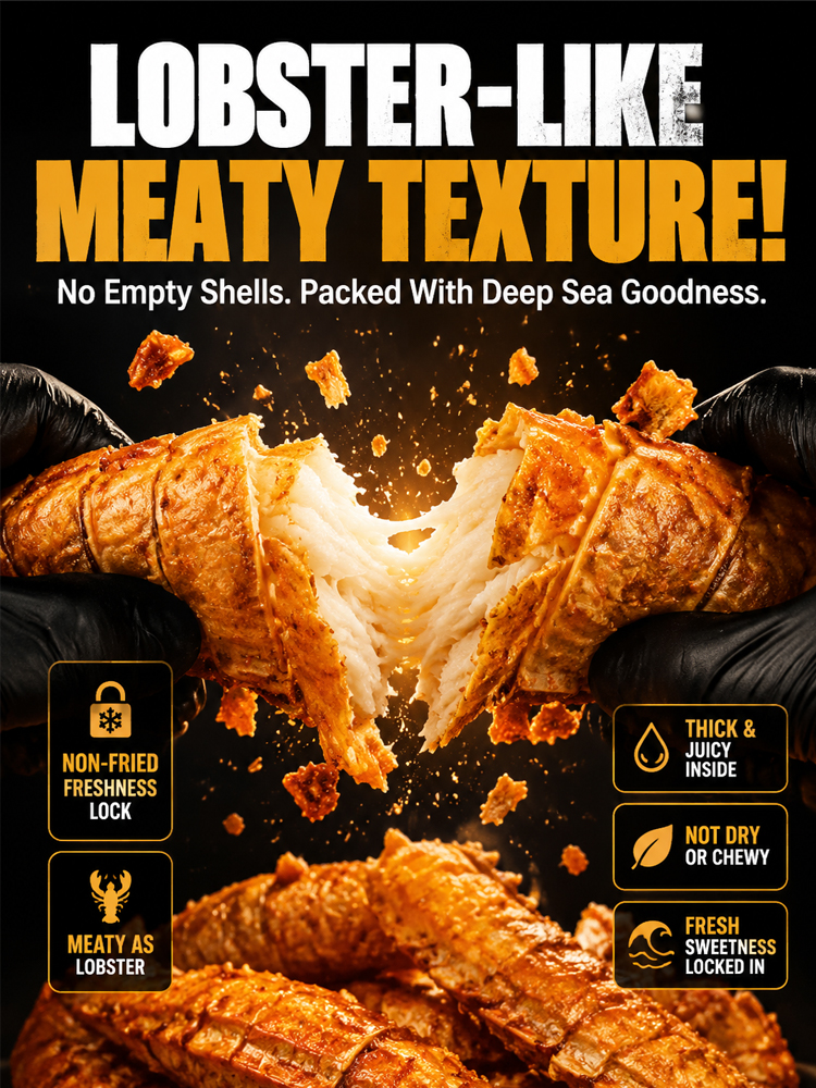 【 Shell-Free】🦐Crispy Giant Mantis Shrimp | Lobster-like Taste | FDA Certified | No Trans Fat 🤤