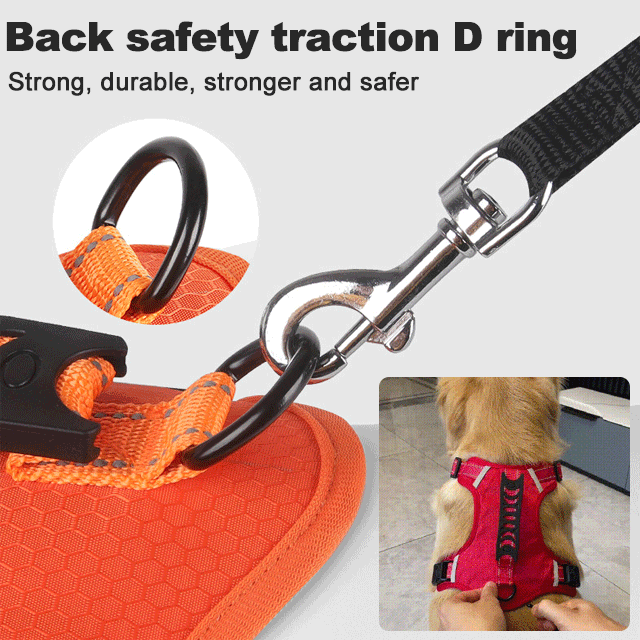 Ensure Your Pet's Safety 🌟: Revolutionary anti-pull leash with cooling comfort & reflective design for maximum protection!