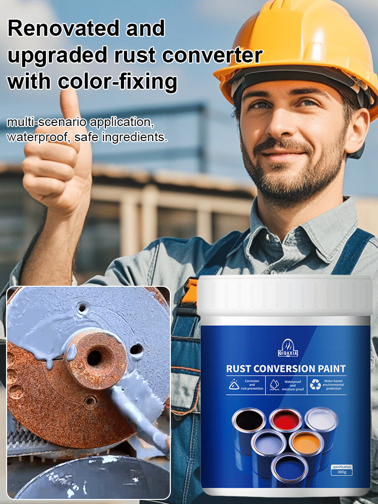 🏆 Gold Award at the Las Vegas Building Materials Show 2025! Water-based rust-free metal paint: 10 years of protection, no sanding needed. German engineering—your renovation hero! ✨
