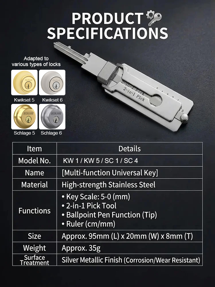 【Free Shipping】🔑 The Universal Access Tool –One Tool. Every Lock. 20 Seconds.