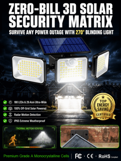 【No electricity required】💡 Solar Motion Sensor Light | 100% Solar Powered  | Super Bright Wide Angle 💡