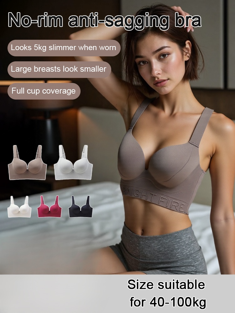 [🌟 Recommended by MSKCC Experts] Wireless Antibacterial Bra | Anti-Sagging + Side Support | No Bounce Running 🏃‍♀️ | 40°C Temperature-Controlled Breathability 🌬️. Limited-time half-price trial offer! ⏰