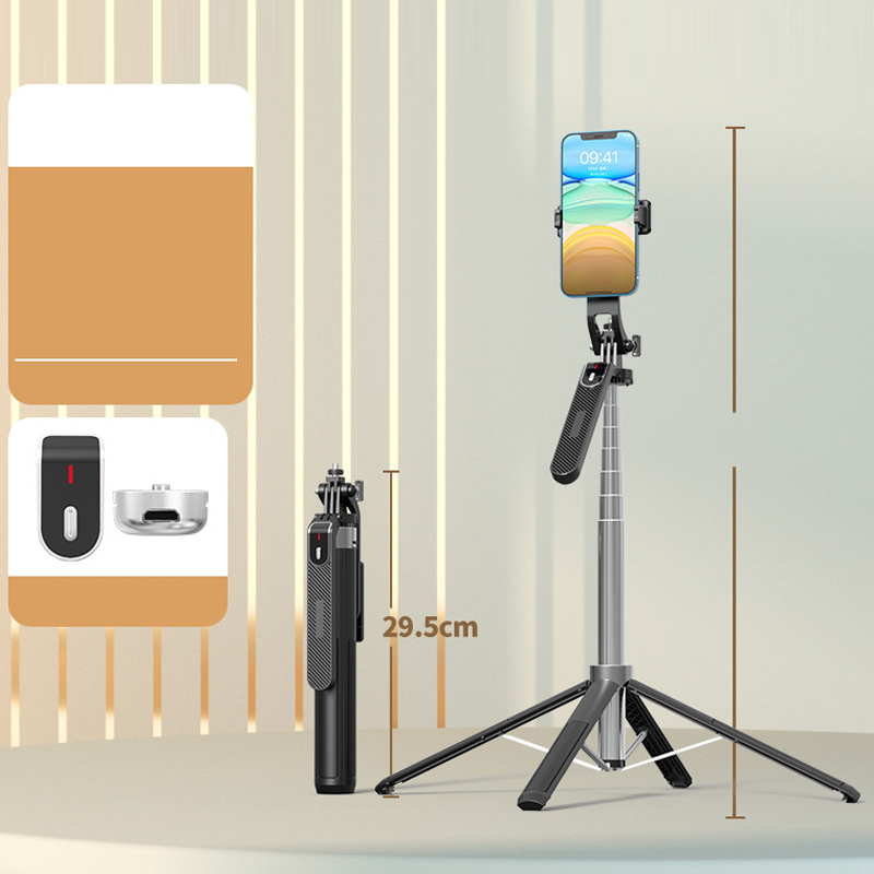 Achieve Pro-Level Shots with Ease 🎥 1.8m Extendable & Compact Design for On-the-Go Filmmakers 📱 Perfect for Any Device Rotation & Stability in One! 🏞️