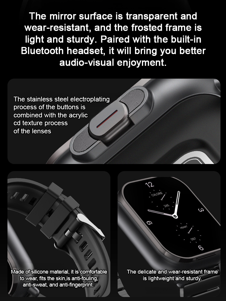 Bluetooth Earphone And Smart Watch 2-in-1 🩸Non-Invasive Glucose/BP Tracking + 🎧Built-in Earbuds + Auto SOS Alert. Your All-in-One Health And Audio Guardian is here.