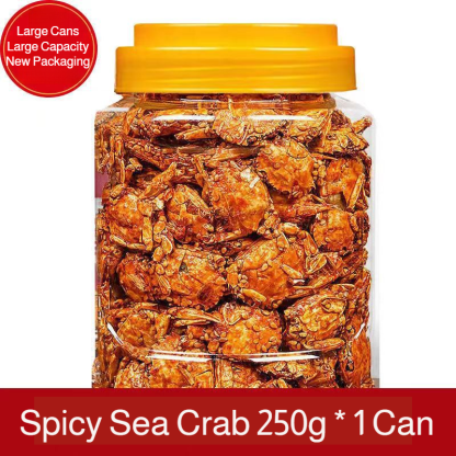 【200 crabs/bucket】 Low-fat, crispy, ready-to-eat crab meat snack from Japan