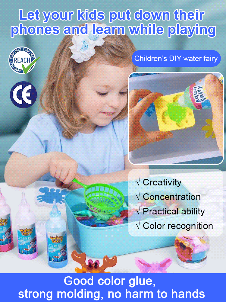 DIY Magic Water Fairy Kit 🎨 Provides eco-friendly fun for young creators 🌿 Inspires imagination with a 12-color spectrum ✨ Cultivates future scientists through play🧪