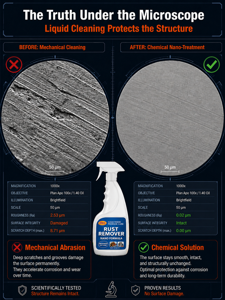 🛠️ 【Instant Rust Eraser】Ultra-Strong Metal Revival Spray