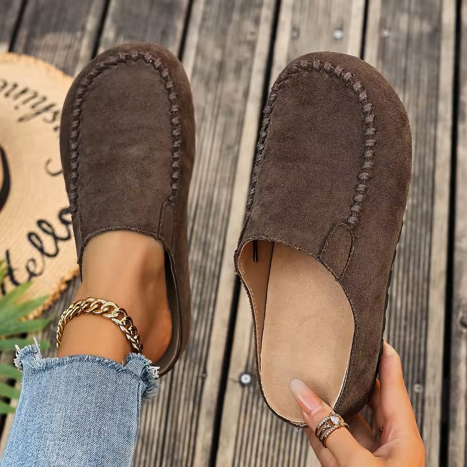 Women's Vintage Leather Mules