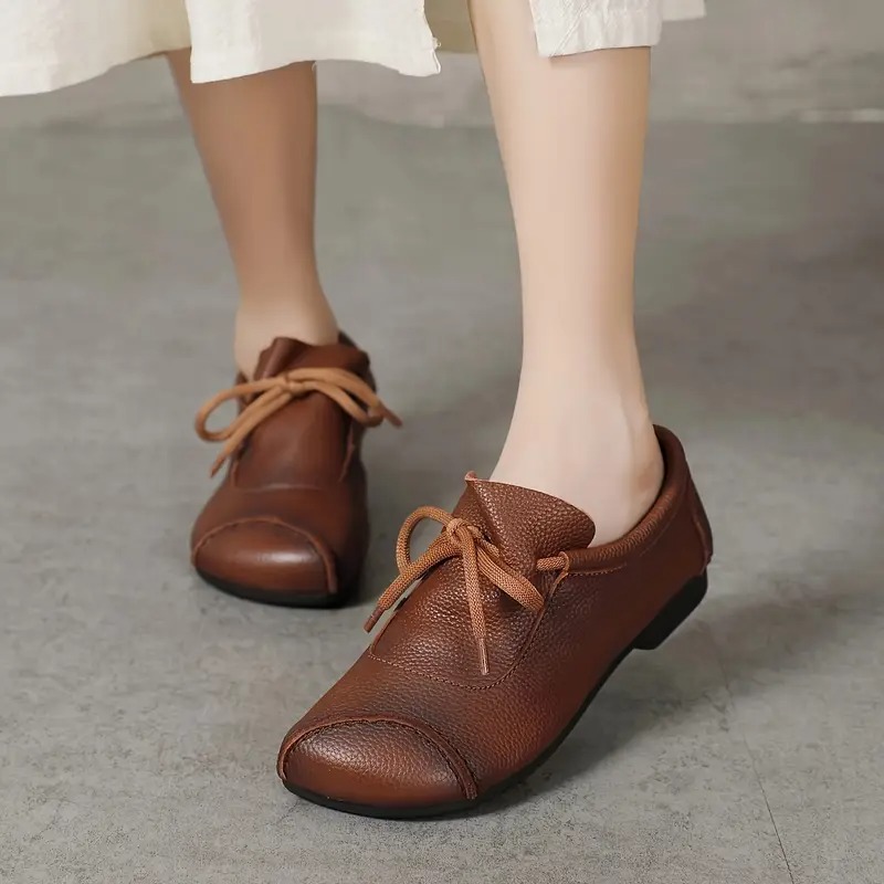 Women's Leather Slip-On Loafers