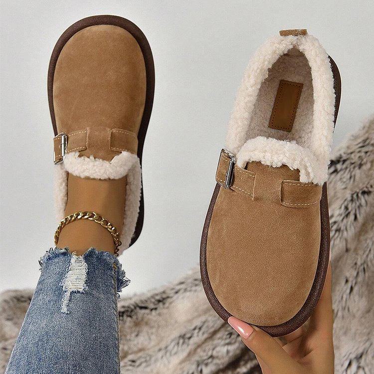 Women's Winter Warm Side Zipper Ankle Boots