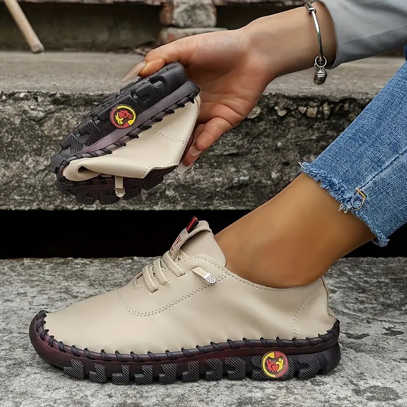 Women's Solid Color Flatform Shoes