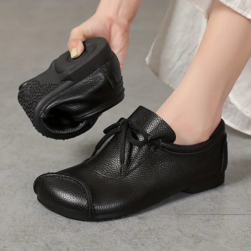 Women's Leather Slip-On Loafers