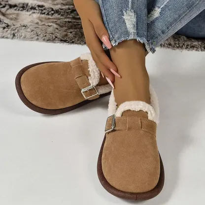 Women's Winter Warm Side Zipper Ankle Boots