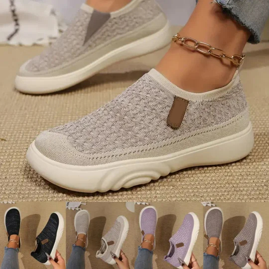 Women's Breathable Knit Loafers