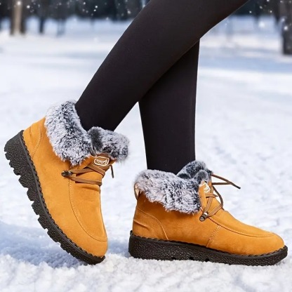 Women's Plush Lined Ankle Boots