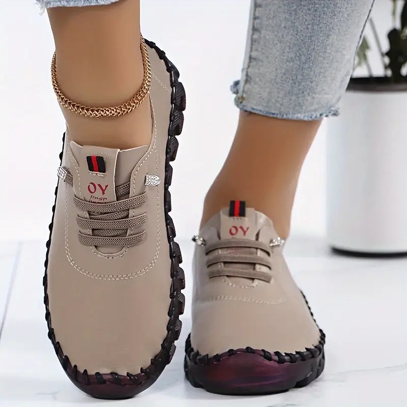 Women's Solid Color Flatform Shoes