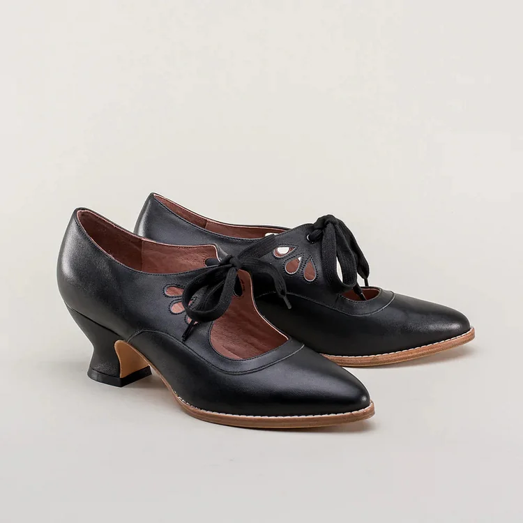 New Women's Orthopaedic High Heel Leather Shoes