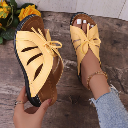 Women's Comfort Bowtie Slide Sandals