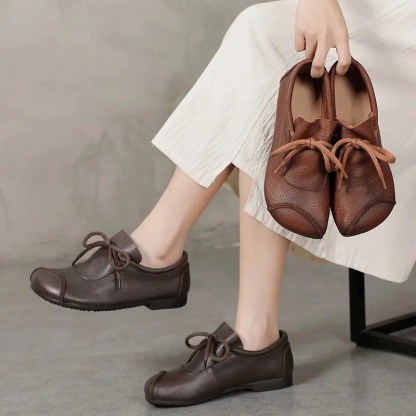 Women's Leather Slip-On Loafers