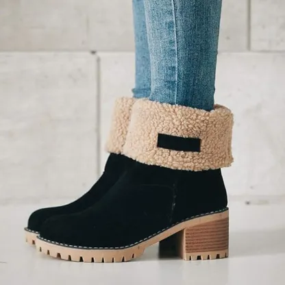 Women's Soft Waterproof Wool Lining Boots