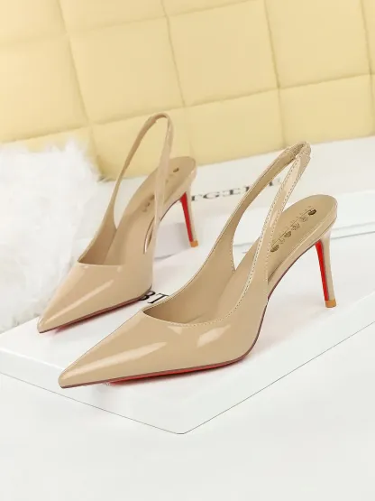 Women's Sexy PU Leather High Heels