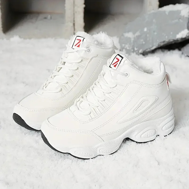 Winter thickened velvet warm sports cotton boots