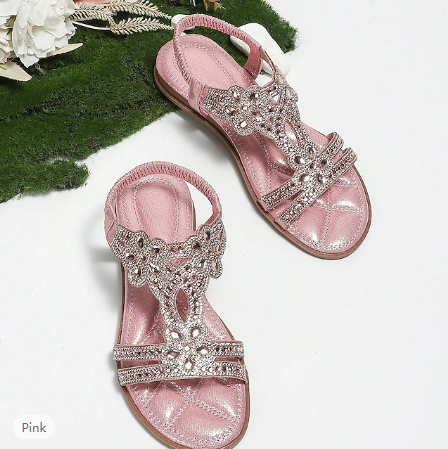 Women's Comfort Classic Wedge Bowtie Slide Sandals