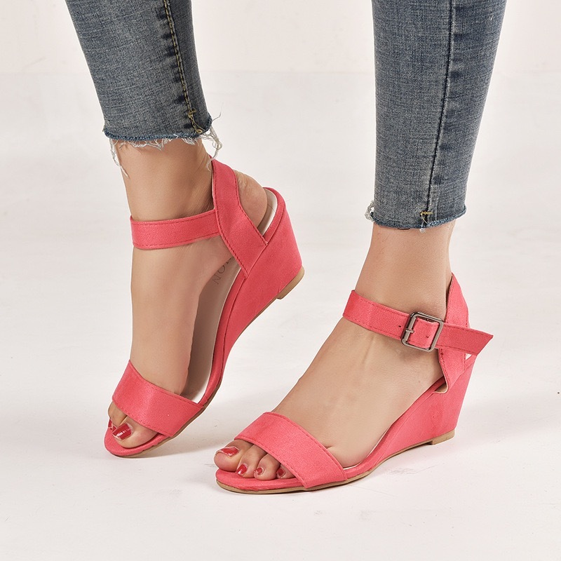 Women's Comfort Classic Wedge Bowtie Slide Sandals