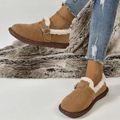 Women's Winter Warm Side Zipper Ankle Boots