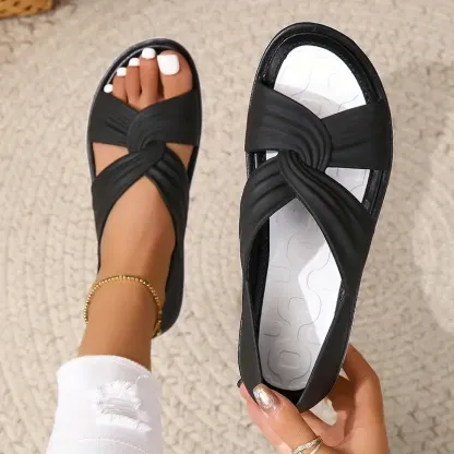 Women's Comfort Bowtie Slide Sandals