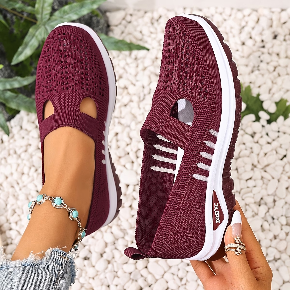 Women's Hollow Out Casual Athletic Flats