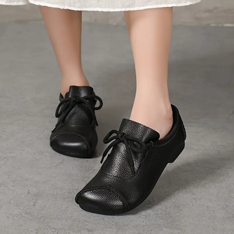 Women's Leather Slip-On Loafers