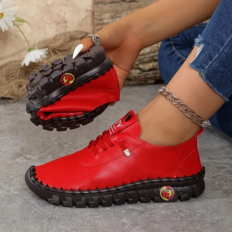 Women's Solid Color Flatform Shoes