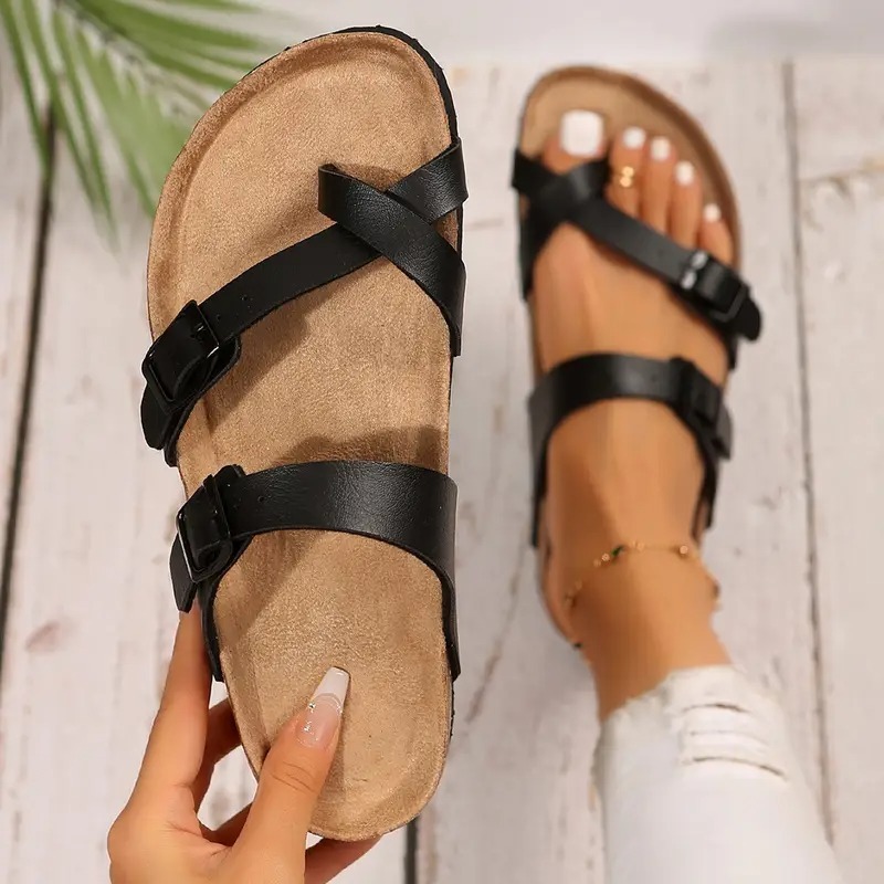 Women's Retro Flat Strappy Sandals