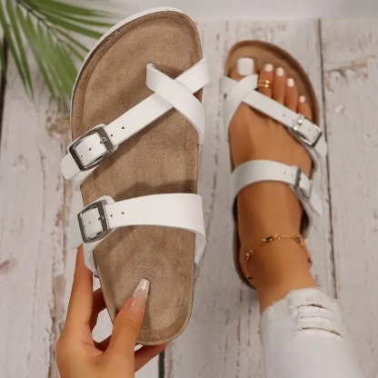 Women's Retro Flat Strappy Sandals