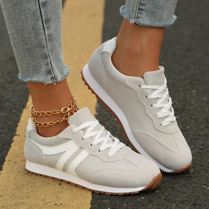 Women's Solid Color Casual Sneakers